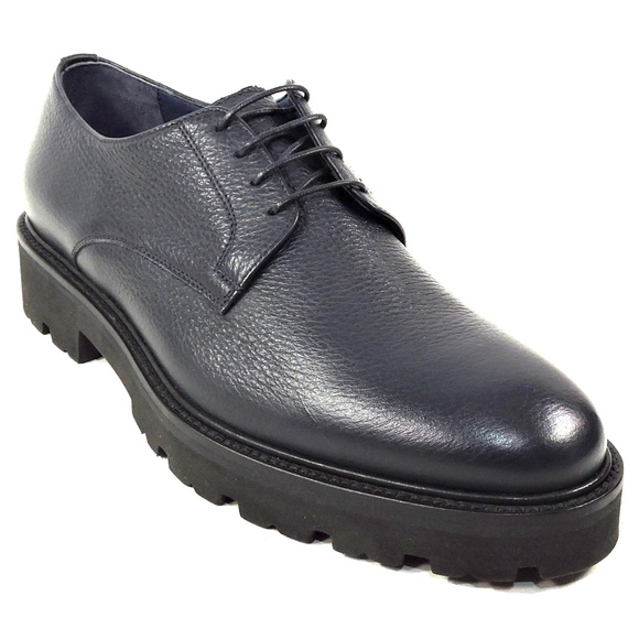 ALBERTO CICCIOLI ?? MEN\'S NAVY BLUE SOFT LEATHER COMFORT OXFORD SHOES main image 6